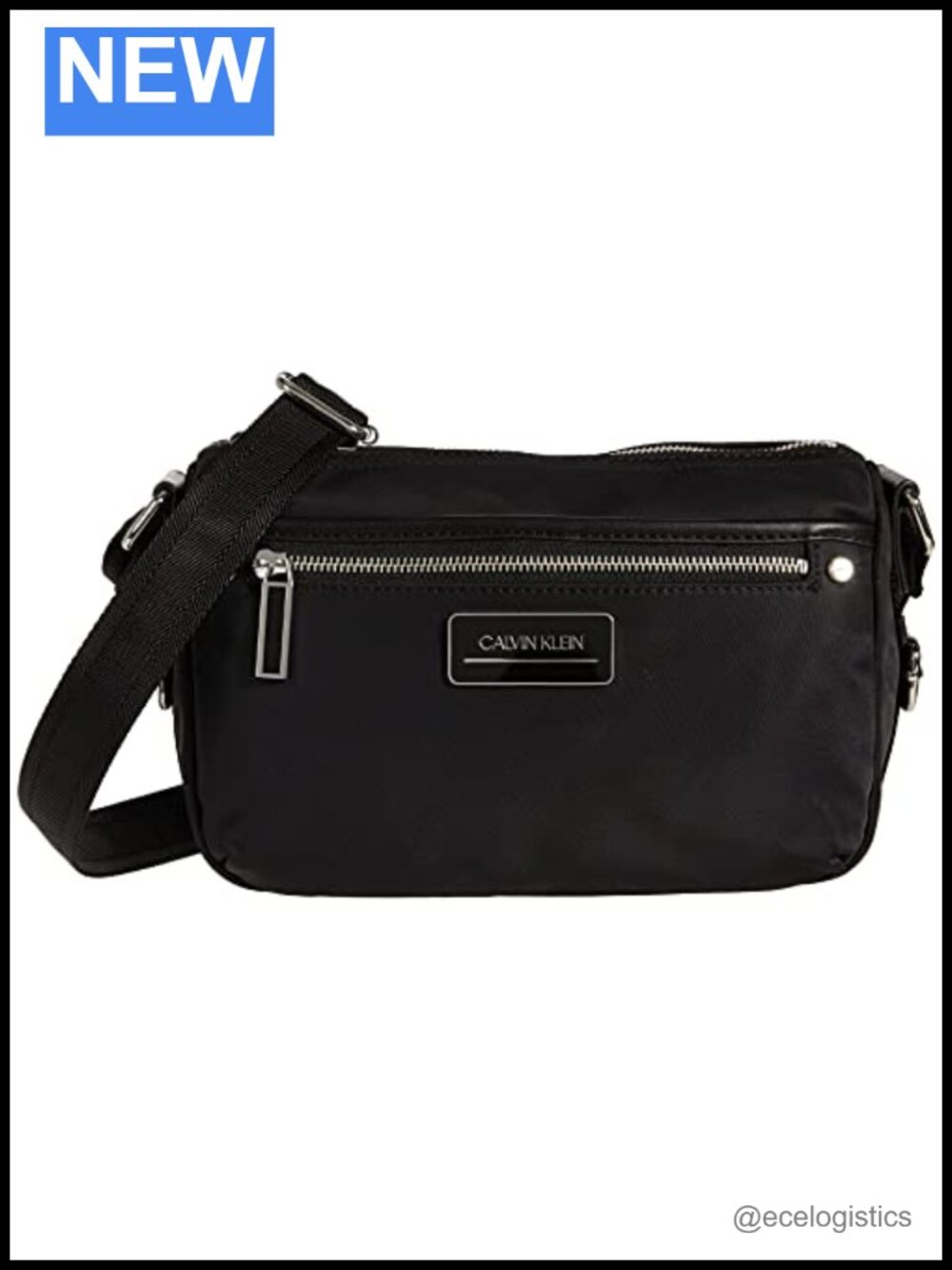 Calvin Klein Sussex Nylon Crossbody Bag Sling Purse